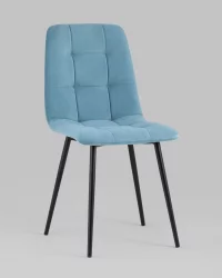 Стул Oliver велюр Пыльно-голубой