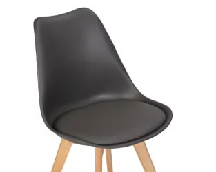 Стул обеденный DOBRIN JERRY SOFT Темно-серый G-04