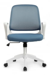 Кресло W-158 Белый Пластик/Синий