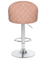Стул барный DOBRIN MILANA (пудрово-розовый велюр (MJ9-32)) 2 шт