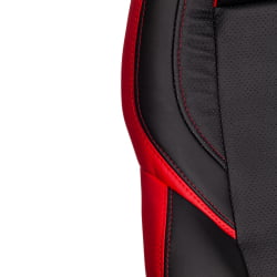 Кресло BAZUKA кож/зам, черный/красный, 36-6/36-6/06/36-161