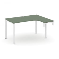 Стол-надставка на опорную тумбу (правый) CОНCЕПТ CН.ОСАН-001(Р) Кобо Белый / CONCEPT CN.OSAN-001(R)