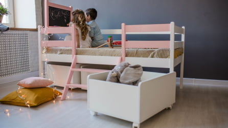 Ящик для детской кровати RooRoom VK-111 Белые