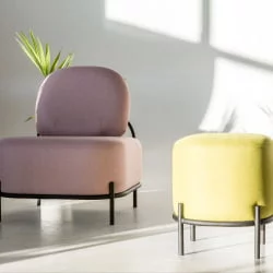 Пуф малый Гаваии Тем серый / Gawaii