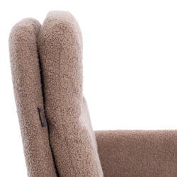 Кресло Dover хром букле, коричневый, barni cocoa