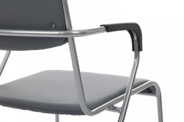 Кресло Nix Plus RCH OMKL-03 Серый/Металл окрашенный Хром