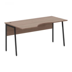 Стол эргономичный левый IMAGO Plus СА-1P(Л) Ясень шимо Антрацит