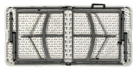 Стол складной чемодан пластиковый Кейт 120, стальной каркас, полиэтилен высокой плотности (HDPE)