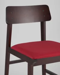 Комплект из двух стульев ОДЕН мягкая тканевая Красная обивка / ODEN