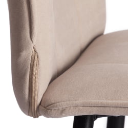 Барный стул Bari/Бари велюр, бежевый, 7, 45х56х110 см