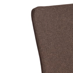 Дизайнерский стул La Rousse NEW, ткань рогожка, коричневый/черный, 3М7-147, 45x55x93 см