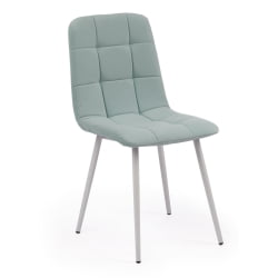 Стул CХИЛЛЙ МАКС Велюр/металл , 45 х 54 х 90 см , бирюзовый 20/белый / CHILLY MAX