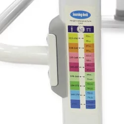 Комплект парта и стул с чехлом RIFFORMA SET-10 Белый Розовый