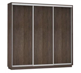 Шкаф-купе трехдверный Экспресс Трио Элемент 2400х2400h Дуб венге