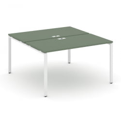 Рабочая станция двухсторонняя на 2 места CONCEPT CN.DRS-004 Кобо Белый