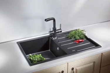 Кухонная мойка GRANULA 8601 Базальт