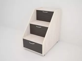 Лестница для кровати 160 Радуга (Л) Дуб млечный