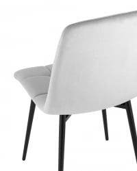 Стул Одди велюр светло-серый 4 шт. комплект