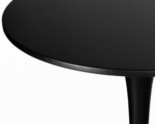 Стол барный МИА БАР (черная столешница, черное основание) / MIA BAR