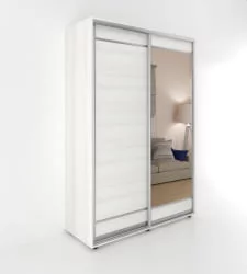 Шкаф-купе 2-х дверный Акцент-Лайт Д3 1200х600 Выбеленное дерево