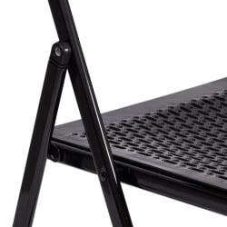 Офисный стул FOLDER (mod. 3016) каркас: металл, сиденье/спинка: пластик, 48,5 х 48 х 82,5 см, black (черный)