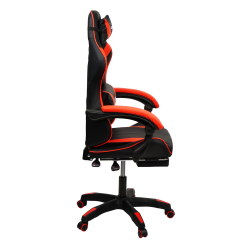 Геймерское кресло 088 цвет черный/красный с массажем 088-black-red-mass