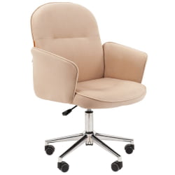 Офисное кресло CHAIRMAN HOME 130 велюр Бежевый