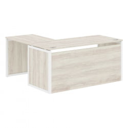 Угловой компьютерный стол XTEN-QP XQPCT 1615H R Сосна Эдмонт Белый