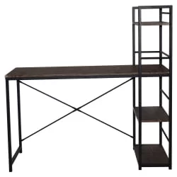 Стол на металлокаркасе BRABIX LOFT CD-005 Мореный дуб