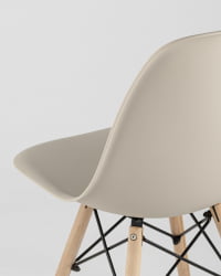 Стул Еамес Стйле ДСВ бежевый (разборный каркас) / Eames Style DSW