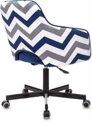 Кресло для оператора Бюрократ CH-380M Сапфировый Italia 17 зигзаг