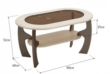 Стол в гостиную Маджеста-2 Венге Клен Азия