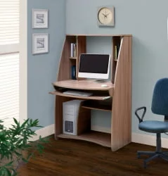 Компьютерный стол с надстройкой компьютерный №3 Ясень Шимо темный