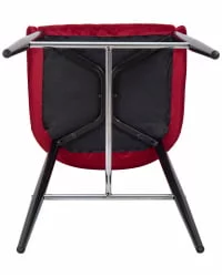 Стул барный DOBRIN CHRISTIAN 75 Бордовый велюр V108-85