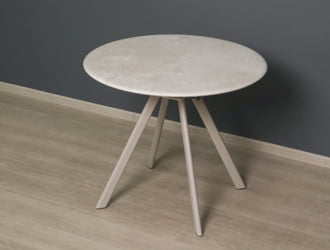 Раздвижной овальный стол Орфей 50 (01) Стоун крем