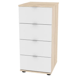 Комод в спальню Алиса(K3)856х401х459сторцевойручкой(ДСС-Белый)