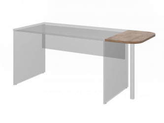 Приставная столешница LEMO L-81 Таксония шоколадная