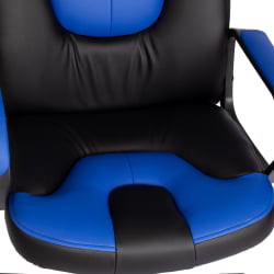 Кресло NEO 2 (22) экокожа Черный/синий 36-6/36-39