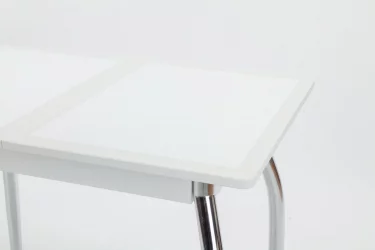 Стол обеденный Аспен КЗ(6195) белый,крокодил супер белый