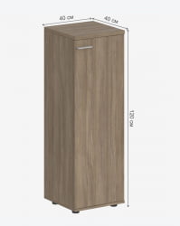 Шкаф для книг Sigma SG.804.OD.OD.R Дуб темный