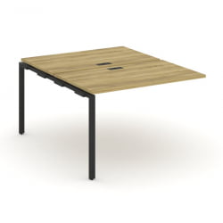 Двойной наборный элемент рабочей станции CONCEPT CN.DNRS-002 Дуб Винченцо Черный