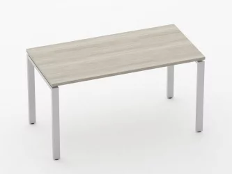 Стол прямой Deka П-обр. каркас 7.08.14  Дуб Сантана светлый
