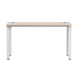 Стол прямой на металлокаркасе, опоры 90 гр Everprof EVO 254S007 Дуб Соната Белый