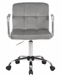 Офисное кресло для персонала DOBRIN TERRY Серый велюр MJ9-75