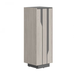 Шкаф средний Line СФ-574201 Дуб серый Черный графит