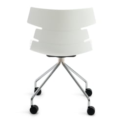 Стул офисный HANSEN (mod. 606-1) Белый/хром