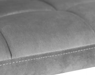 Компьютерное кресло DOBRIN TERRY BLACK (серый велюр (MJ9-75))