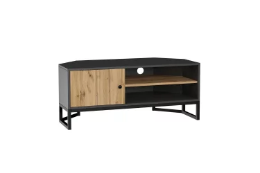 Тумба ТВ угловая Лофт ЛД.689.040.000 Дуб Вотан/Оникс Серый