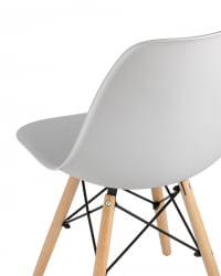 Стул Еамес Стиле ДСВ светло-серый (разборный каркас) / Eames Style DSW