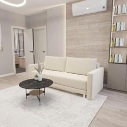 Офисный диван Сальтвик (Berhouse) Цвет фасада: Левис 02 велюр; Тип: Прямой; Материал фасада: Металл/Велюр